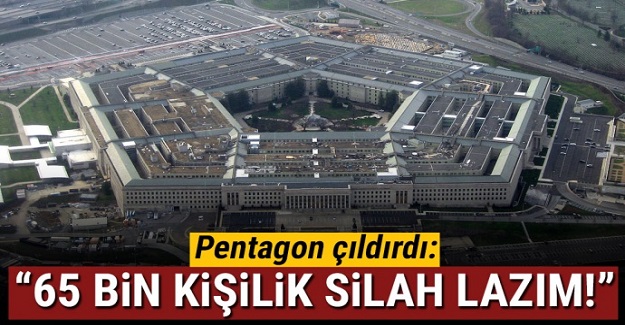Pentagon çıldırdı: 65 bin kişilik silah lazım!