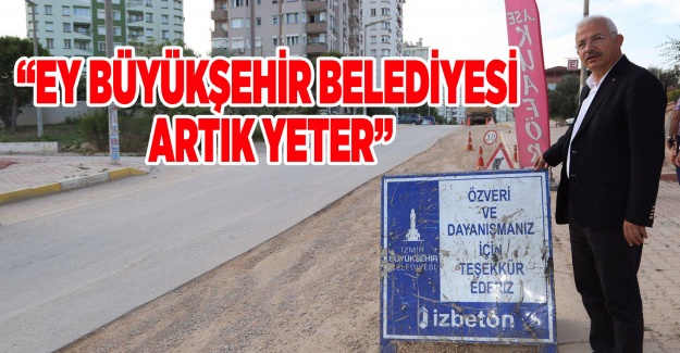 AK Partili Başkan'dan Sert Tepki! Ey Büyükşehir belediyesi...
