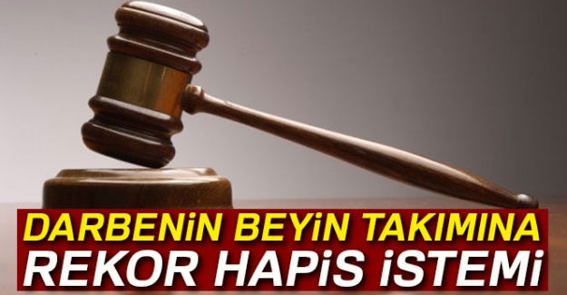 Darbenin beyin takımına 252'şer kez ağırlaştırılmış müebbet istemi