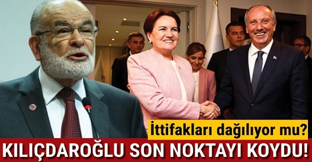 Millet İttifakı dağılıyor mu? Kılıçdaroğlu son noktayı koydu!