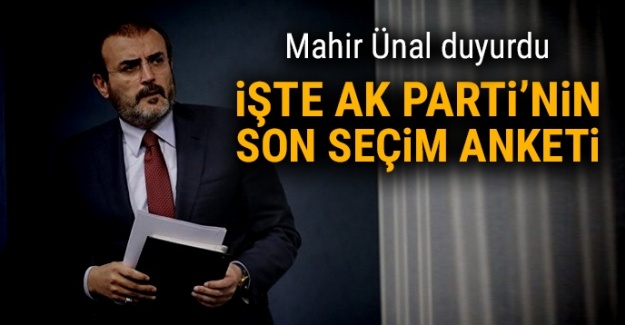 AK Parti'ye göre anketlerde son durum!