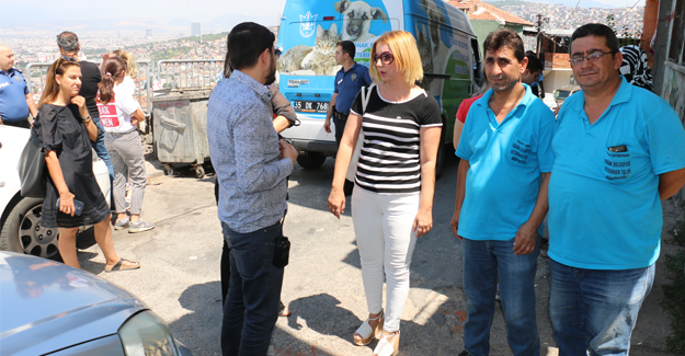 Küçük çocuğun hayvan sevgisi'ne Şengül'den örnek davranış