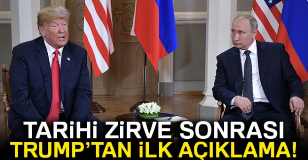 Tarihi zirve sonrası Trump'tan ilk açıklama