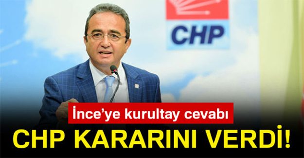 CHP Yönetimi Kararını Verdi