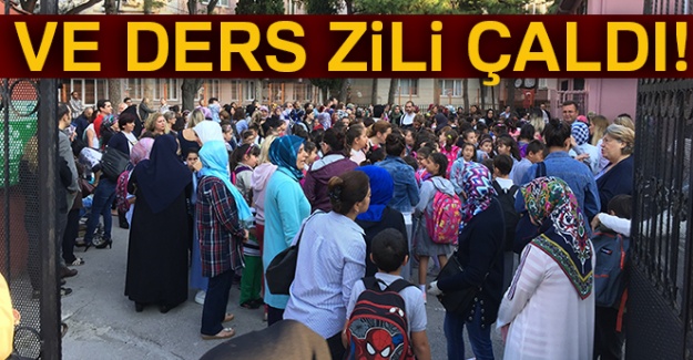 Ve ders zili çaldı!