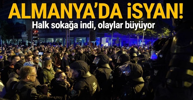 Almanya'da isyan! Naziler sokağa indi