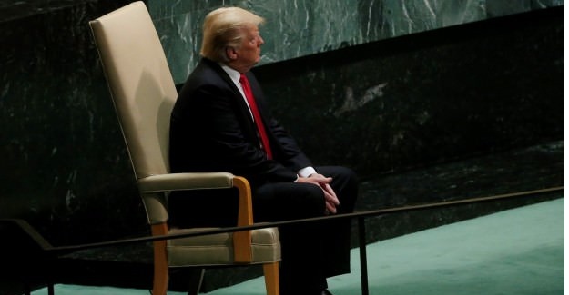 BM'de skandal! Trump sırasını kaçırdı