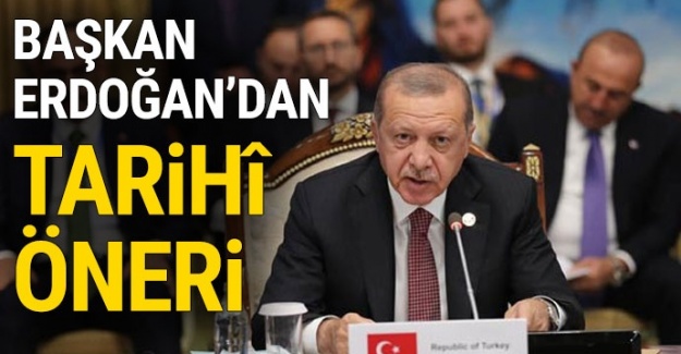 Erdoğan'dan tarihi öneri