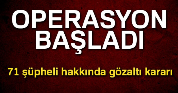 FETÖ'ye dev operasyon