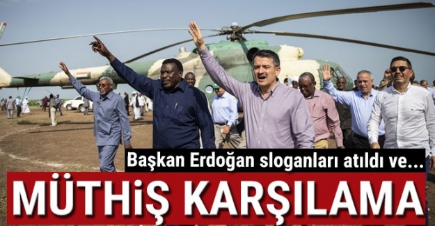 Sudan'da Türk heyetine yoğun ilgi