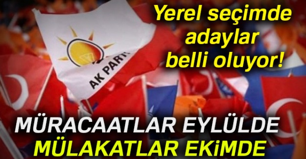 Belediye başkanı adayları belli oluyor!