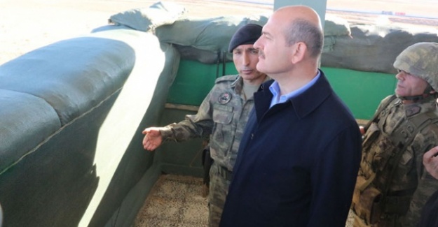 Bakan Soylu'nun incelemeleri sırasında bir terörist öldürüldü