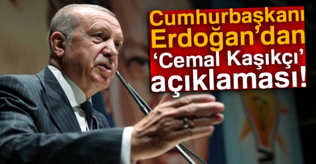 Cumhurbaşkanı Erdoğan'dan 'Cemal Kaşıkçı' açıklaması!