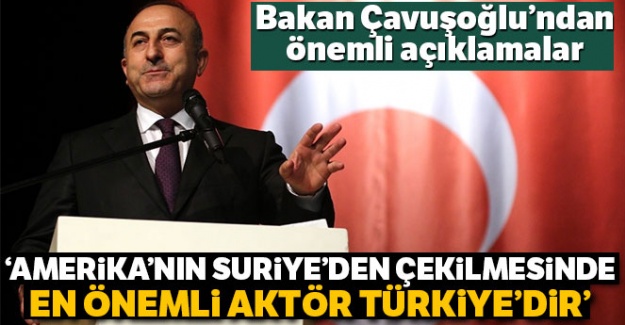 Bakan Çavuşoğlu'dan önemli açıklamalar!