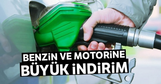 Benzin ve motorine indirim geliyor