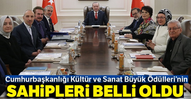 Cumhurbaşkanlığı Kültür ve Sanat Büyük Ödülleri'nin sahipleri belli oldu!
