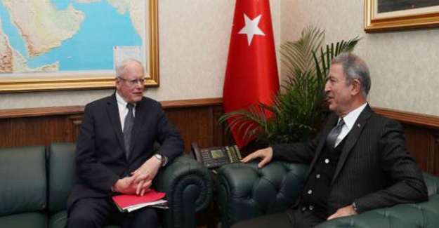 Milli Savunma Bakanı Akar, James Jeffrey ile görüştü