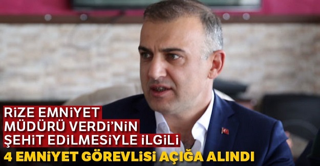 Rize Emniyet Müdürlüğü'ndeki saldırıda 4 kişi açığa alındı