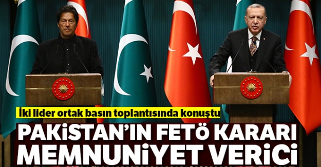 İki lider ortak basın toplantısında konuştu