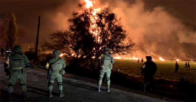 Meksika'da korkunç patlama