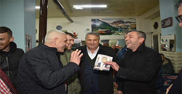 Başkan Çerçi’ye tezahüratlı karşılama