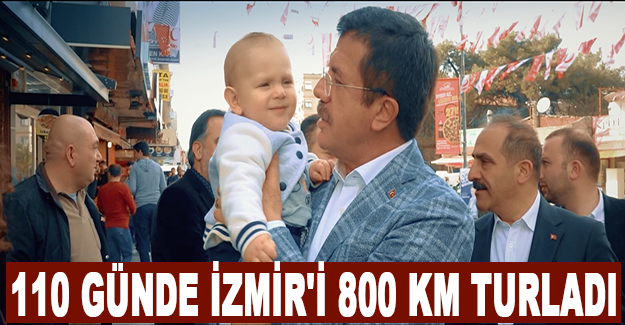 Nihat Zeybekci, 110 günde İzmir'i 800 km turladı