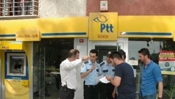 Ankara'da PTT şubesi gündüz vakti soyuldu