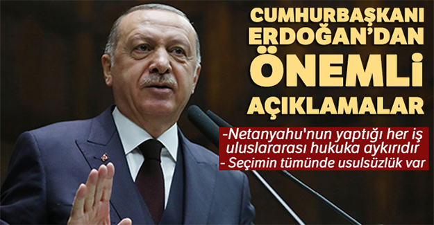 Cumhurbaşkanı Erdoğan'dan önemli açıklamalar!