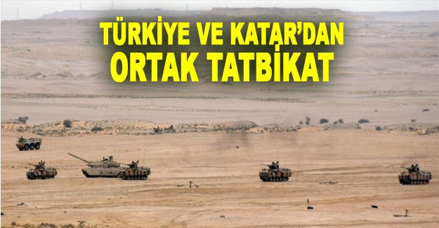 Türkiye ve Katar'dan ortak tatbikat