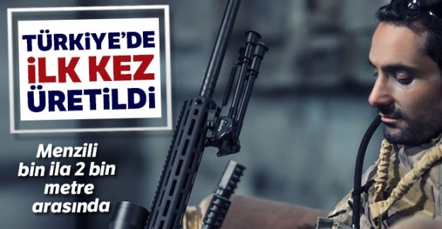 Türkiye'de ilk kez üretildi...