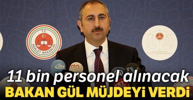 Adalet Bakanlığına 11 bin personel alınacak