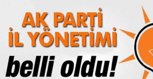 AK Parti İzmir İl Yönetimi belli oldu