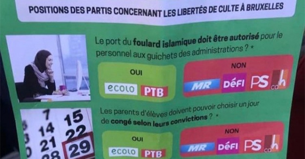 Belçika'da Müslümanlara hak isteyen broşüre yasak getirildi