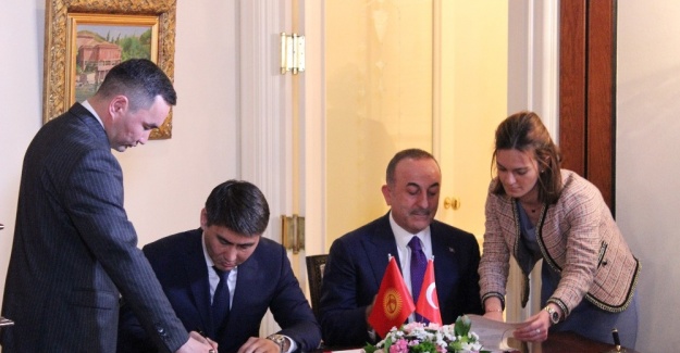 Çavuşoğlu- Aydarbekov ortak basın toplantısı
