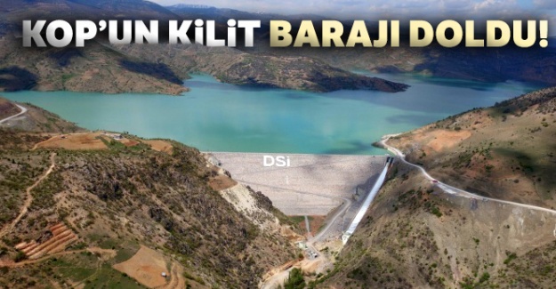 Konya'da KOP'un kilit barajı doldu