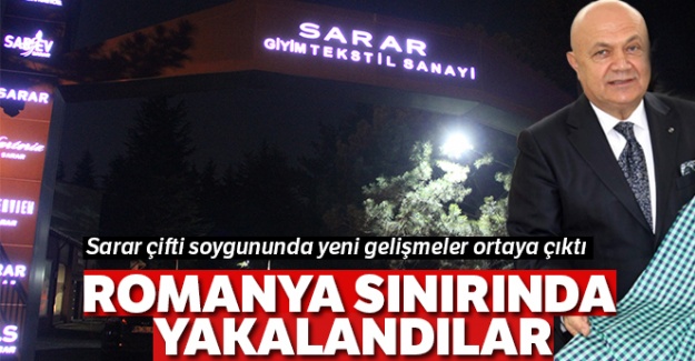 Sarar çifti soygununda yeni gelişmeler