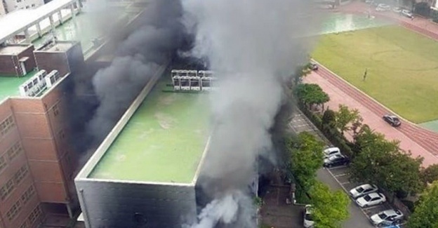 Güney Kore'de ilkokulda yangın: 2 yaralı