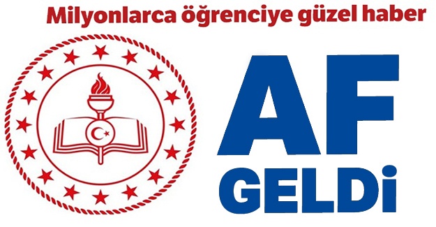 Milyonlarca öğrenciyi ilgilendiriyor! Af geldi