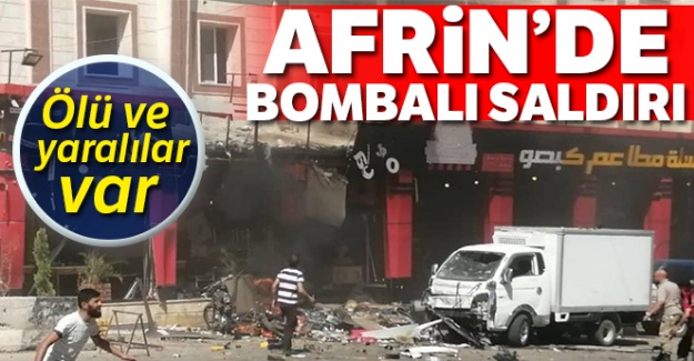 Afrin'de bombalı saldırı!