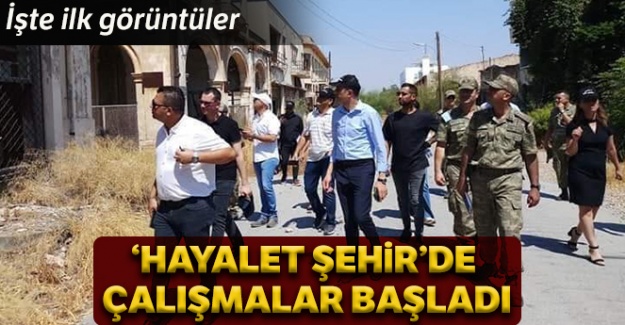 Hayalet şehir'de çalışmalar başladı