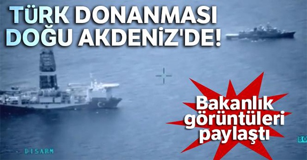 Türk Donanması Doğu Akdeniz'de