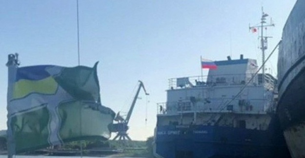 Ukrayna, Rus gemisini alıkoydu