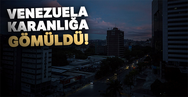 Venezuela'da 23 eyaletten 18'i karanlıkta