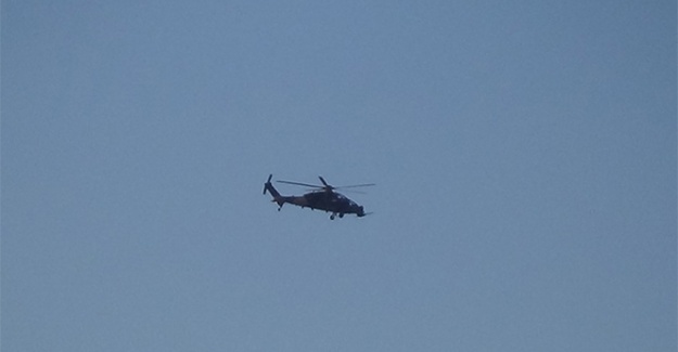 Yüksekova'dan Irak sınırına taarruz helikopterleri