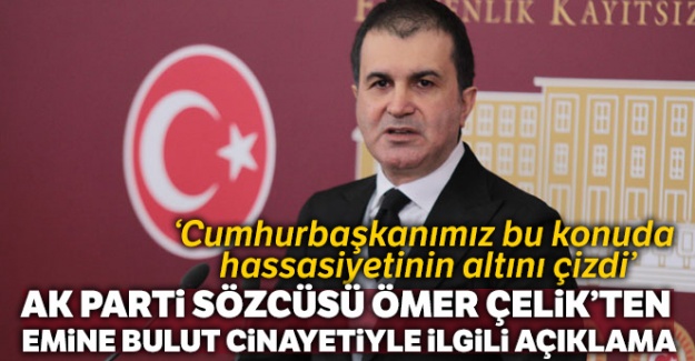 AK Parti Sözcüsü Çelik'ten Emine Bulut cinayeti ile ilgili açıklama
