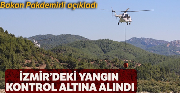 Bakan Pakdemirli'den yangın açıklaması
