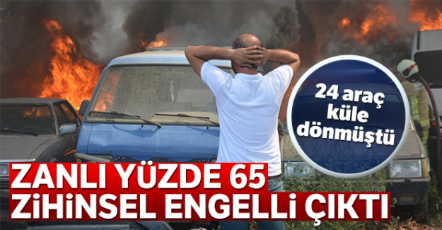24 aracın küle döndüğü yangını çıkaran kişi yakalandı