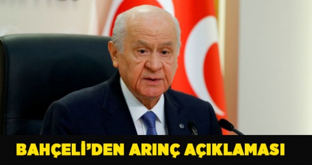 Devlet Bahçeli’den Bülent Arınç açıklaması