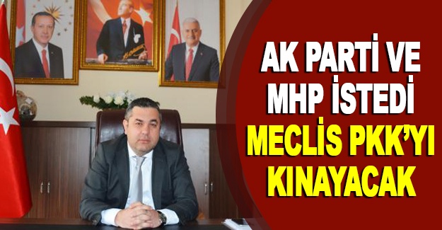 AK PARTİ ve MHP istedi, Meclis PKK'yı kınayacak
