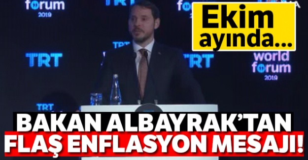 Bakan Albayrak'tan flaş Enflasyon mesajı!